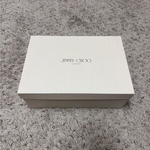 Jimmy Choo cream shoe box